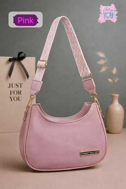 Classic Women's Leather Shoulder Handbag – Simple & Elegant Style