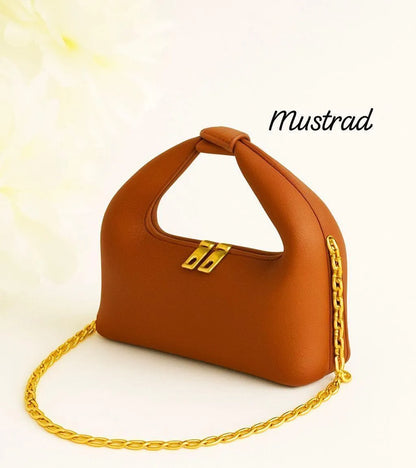 Elegant Women's Premium Leather Shoulder Bag – Minimal & Stylish