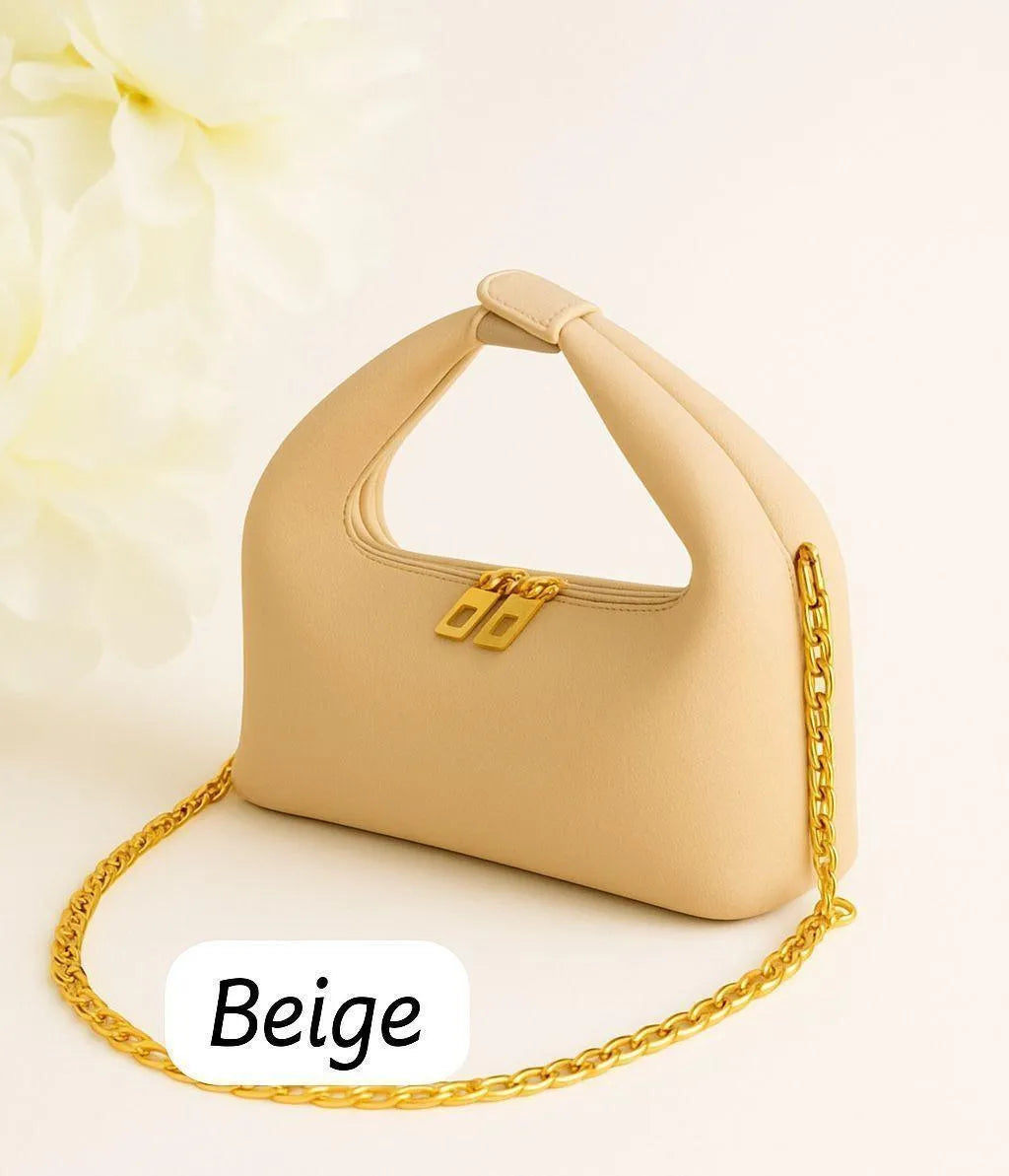 Elegant Women's Premium Leather Shoulder Bag – Minimal & Stylish