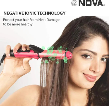 2-in-1 Frizz Free Hair Styler – Curler & Straightener