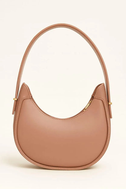 Girl's Leather Plain Shoulder Bag