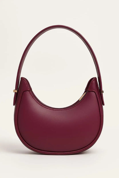 Girl's Leather Plain Shoulder Bag