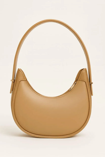 Girl's Leather Plain Shoulder Bag