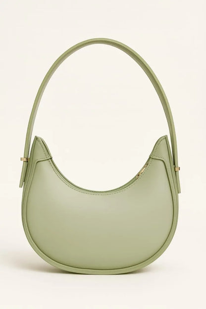 Girl's Leather Plain Shoulder Bag