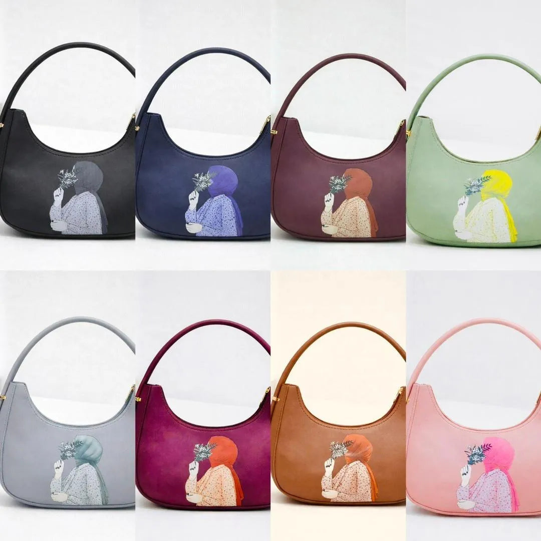 Girl's Leather Plain Shoulder Bag